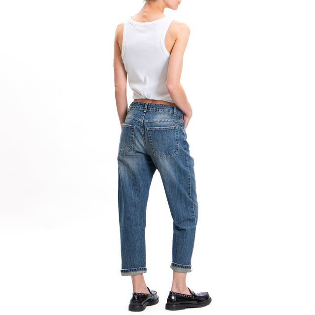 Zeroassoluto-Jeans MORGANA boyfriend - denim