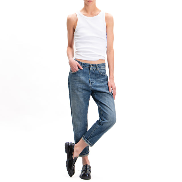 Zeroassoluto-Jeans MORGANA boyfriend - denim