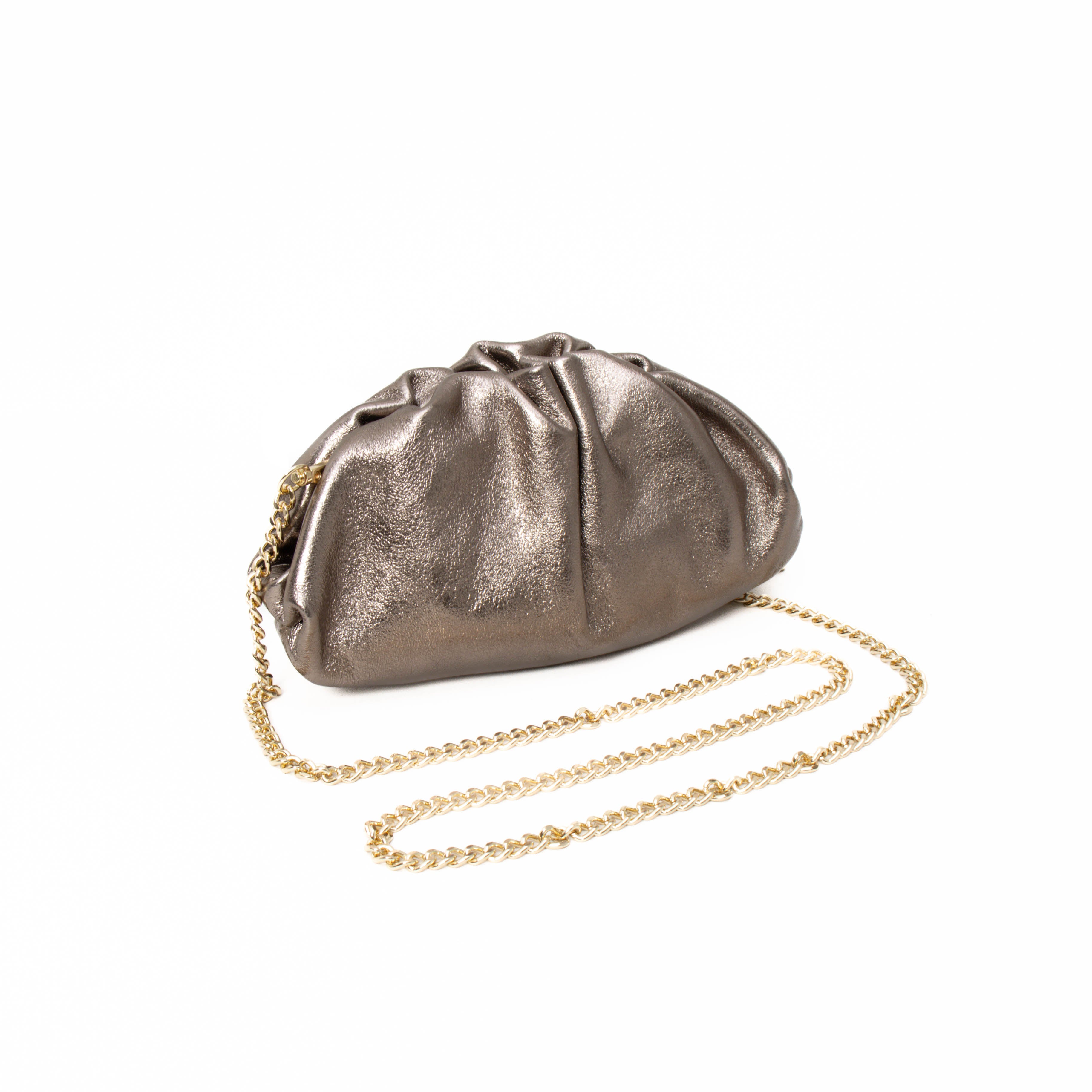 Pochette hot sale color bronzo