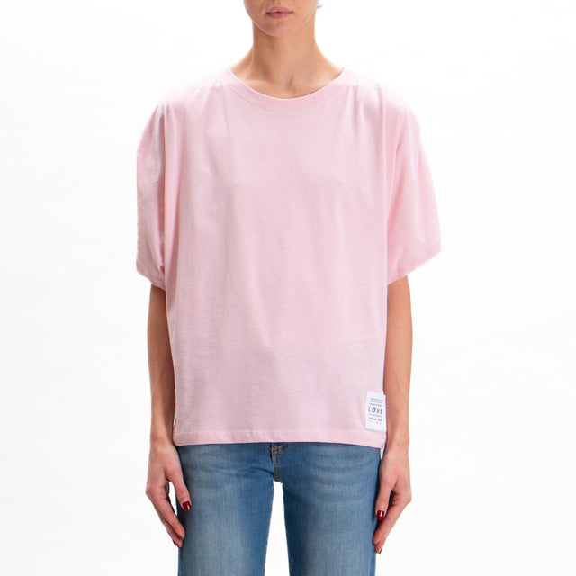 Souvenir-T-shirt con pinces - rosa