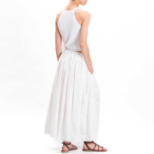 Vicolo-Falda con bordado - blanco